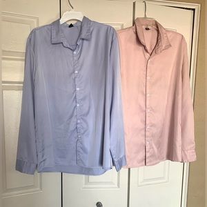Shein Set of 2 Men’s Dress Shirts